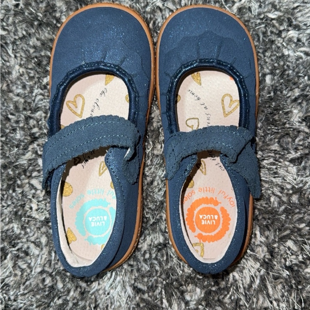 NWOT Livie & Luca Navy Dress Shoes for Kids sz. 11